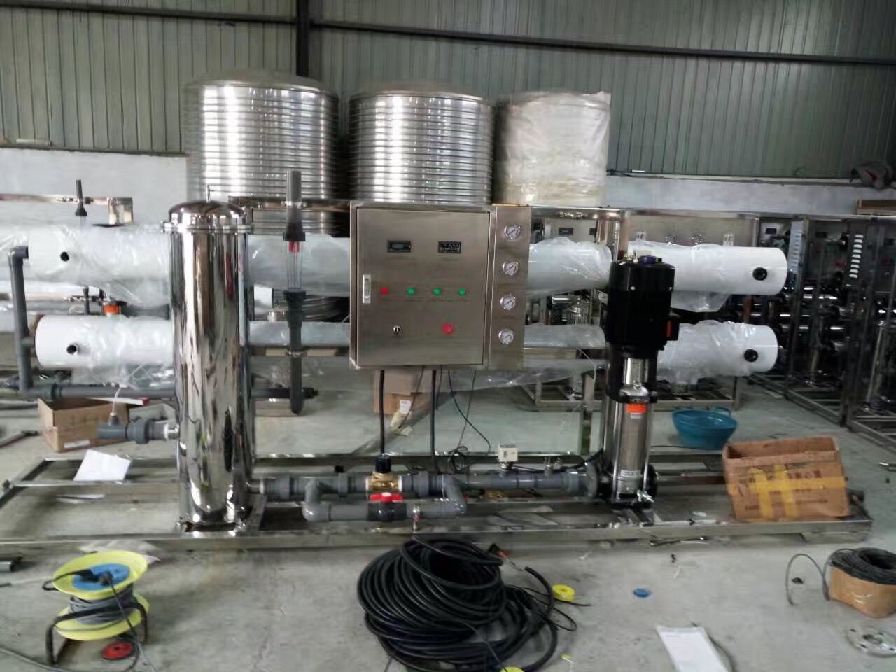 天津锅炉厂配套反渗透纯水设备